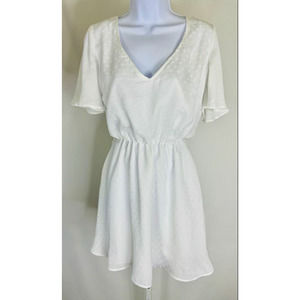 Show Me Your Mumu Polka Dot Wrap Ballet Mini Dress